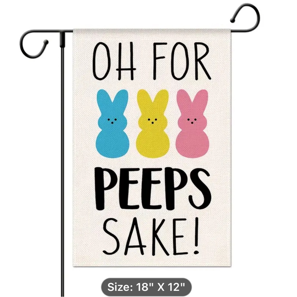 Easter Garden Flag